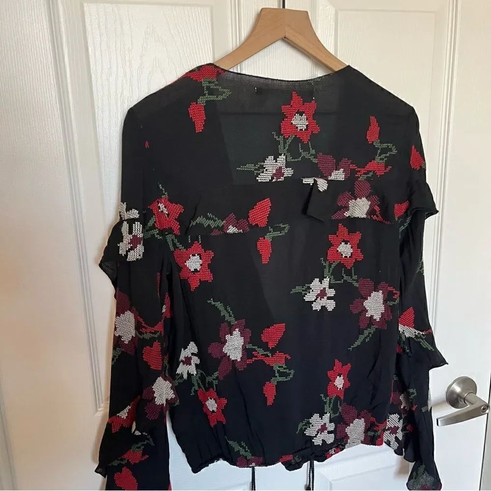 Chelsea Violet Embroidered Floral Blouse - Picture 8 of 14